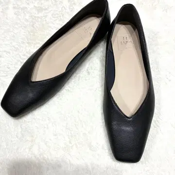 르 탈롱 플랫슈즈 가죽 블랙 24cm