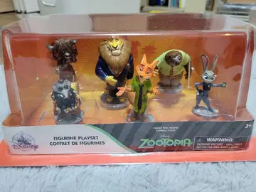 주토피아 피규어 세트 6개 닉, 주디, 미스터 빅, 플래시 외