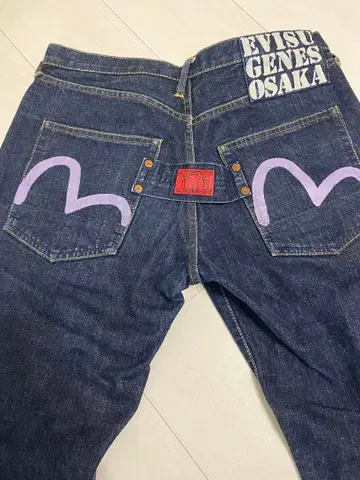 EVISU GENIS OSAKA 에비수 일본 데님 청바지 카모메
