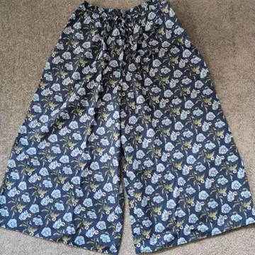 애프터눈 티 리버티 패턴 팬츠 네이비