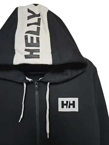 헬리한센 지퍼 후디 로고 블랙 M 블랙