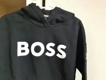 BOSS 후드 부착 후드티 블랙 XS