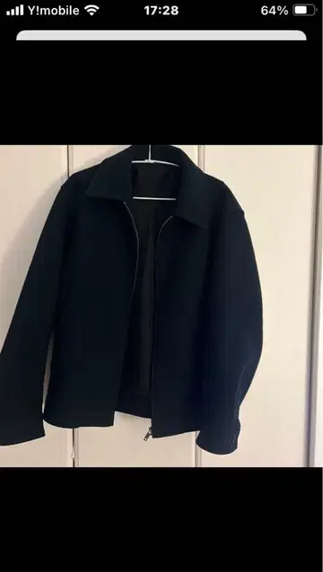 2벌 세트 GU 코지 멜톤 집업 블루종