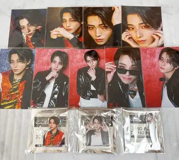 ONE N' ONLY HAYATO 브로마이드 아크링 키링 스티커 12개