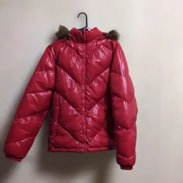 퍼 후드 다운 자켓 y2k 그런지