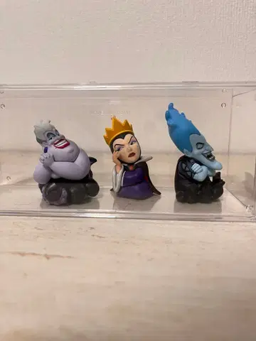 디즈니 빌런 에어설 여왕 하데스 피규어 세트