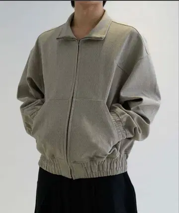 [ EPNK ] Herrinbone zip up blouson