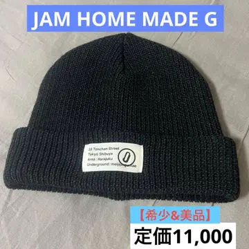 [새상품급] [레어] JAM HOME MADE G 블랙 니트 모자