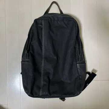 일본제 Baggy Port 심플 블랙 백팩