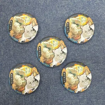 귀멸의 칼날 하시비라 이노스케 캔뱃지 중국 상하이 점프샵 한정판