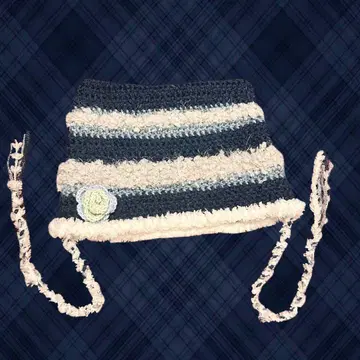 니트 고양이 귀 니트 모자 핸드메이드