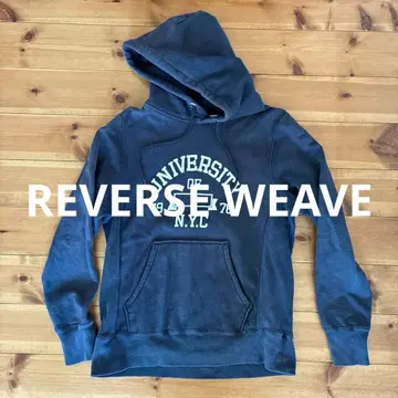 BEAMS 리버스 위브 후드티