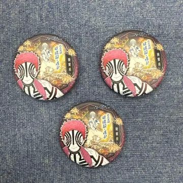 귀멸의 칼날 아카자 캔뱃지 중국 상하이 점프샵 한정판