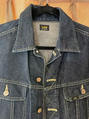 Lee 데님 자켓 다크 블루