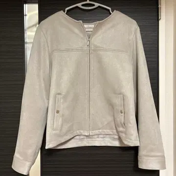 GLACIER 노카라 자켓 라이트 그레이