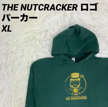 풀오버 후드티 후드 THE NUTCRACKER 로고 다크 그린