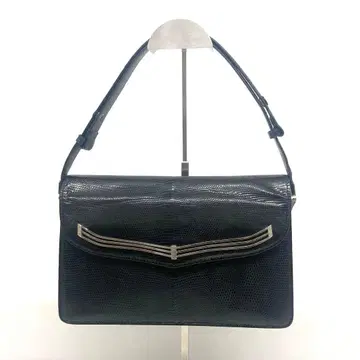 TOWANNY 블랙 크로커다일풍 숄더백