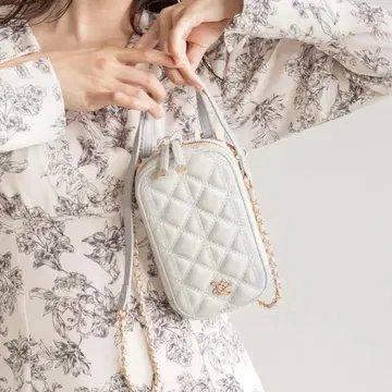 RANDA 2WAY 퀼팅 멀티 숄더백 블루