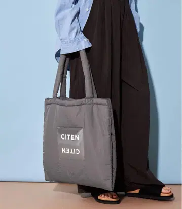 CITEN 그레이 토트백