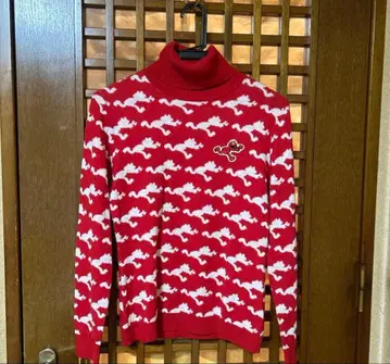 골프웨어 VIVA HEART 세서미 스트릿 니트 엘모 자카드 L