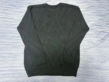 두꺼운 옷 니트 스웨터 남성용 블랙