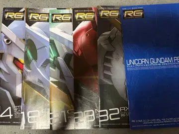 건담 프라모델 설명서 세트