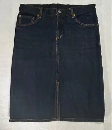 [ BEAUTY&YOUTH ] 데님 무릎 기장 스커트