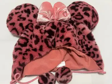 디즈니 레오파드 무늬 팬캡