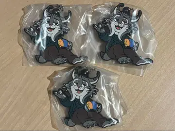 주토피아2 파우버트 러버 키링 가챠 3개 세트