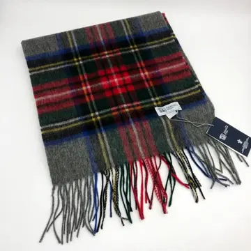 존스턴즈 중형 머플러 스카프 그레이스튜어트 타탄 체크