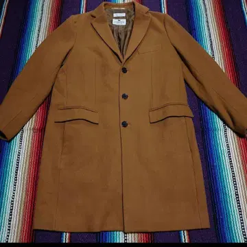 뷰티 앤 유스 체스터 코트 카멜 L