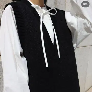 MACHATT 사이드 버튼 니트 베스트