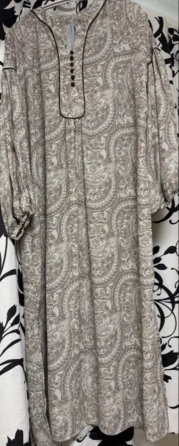 부즈루드 패턴 원피스