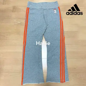 ADIDAS 아디다스 그레이 플레어 팬츠 조거 팬츠