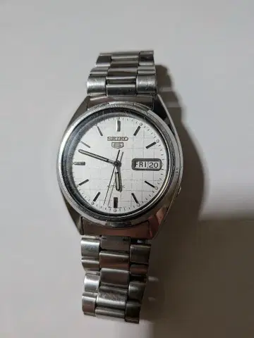 SEIKO FR120 자동 시계 실버