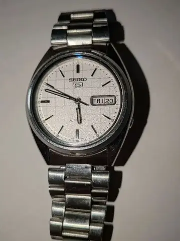 SEIKO FR120 자동 시계 실버