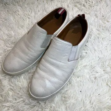 BALLY 화이트 가죽 슬립온 28