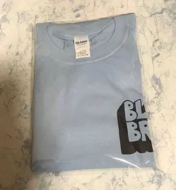 미사용 새상품 BLACK BRAIN 블랙 브레인 긴팔 T셔츠 스카이블루