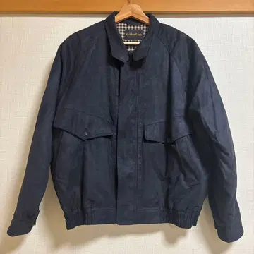 Golden Eagle 네이비 스웨이드풍 자켓