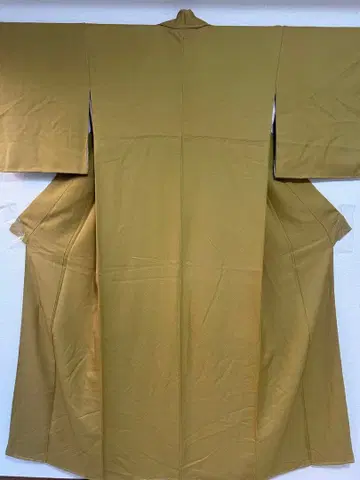 미사용품 초목 염색 이로무지 기모노 하나 문 213