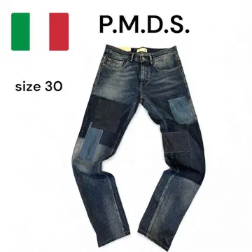 P.M.D.S. 패치워크 데님 30