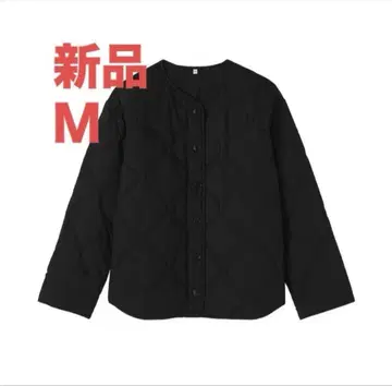 이번 시즌 모델 무인양품 포근한 솜 퀼팅 자켓 여성 M 블랙