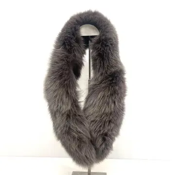 그레이 퍼 스카프 롱 스타일