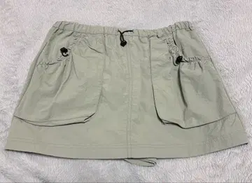 zara 나일론 카고 스커트 올리브 그린 S