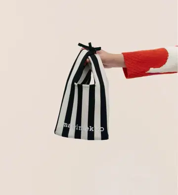 marimekko 니트 미니 토트백