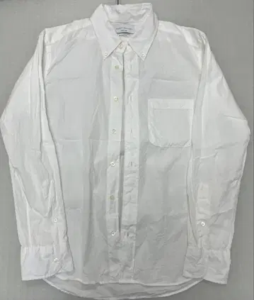 매뉴얼 알파벳 버튼 다운 셔츠