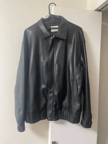 discoat 블랙 가죽 자켓