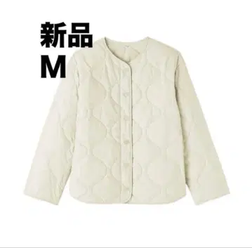 이번 시즌 모델 무인양품 포근한 솜 퀼팅 자켓 여성 M 아이보리