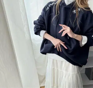 클래식 엘프 java 후드티 네이비 XL