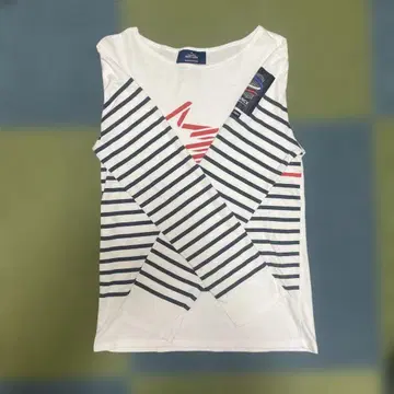 오사카 만국 박람회 프랑스관 스트라이프 긴팔 티셔츠